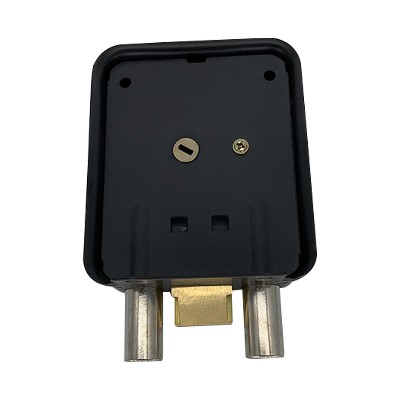 批发定制南美锁P240锁芯斜舌拉钩黑色大门锁室外门锁插芯锁铁门锁