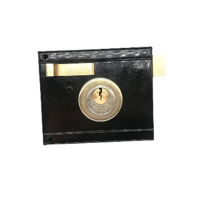 厂家直供巴西墨西哥外装门锁机械门锁锌合金锁头学校门锁插芯锁