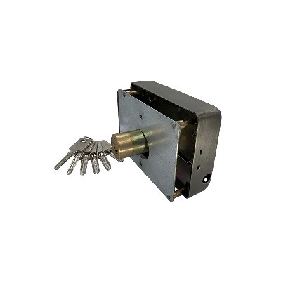 厂家贸易门锁巴基斯坦带固定板免焊接锁铜锁芯大门锁室外门锁批发