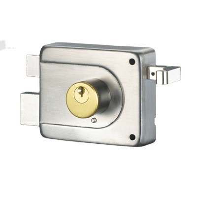 老式防盗门锁室外装门锁不锈钢门锁 铁门木门室内大门锁超B级锁芯