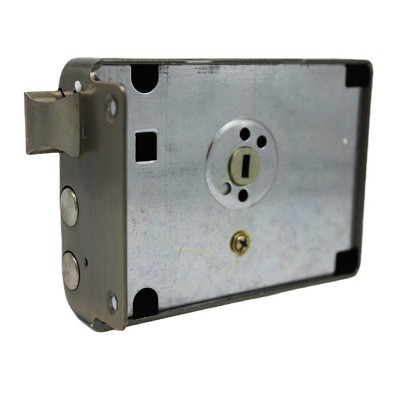 一字电镀古铜青古等机械锁青古电镀金属铁制外装锁现代门锁室外锁