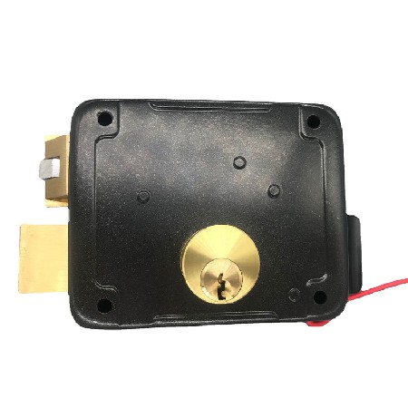 12V电控锁喷漆电锁单元门锁铜舌门锁金属锁宿舍门锁美式门锁批发