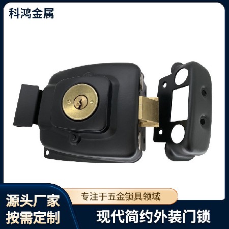 南美外装门锁机械门锁户外装门锁通用ins厂家直供外装门锁 呆锁