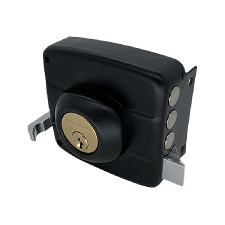 厂家直供P-2300外贸门锁三圆柱铜盖锌合金锁头分体锁室外门锁批发