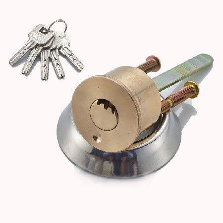 大门锁老式外装门锁 防盗门锁木门铁门锁家用铜锁芯锁心通用锁