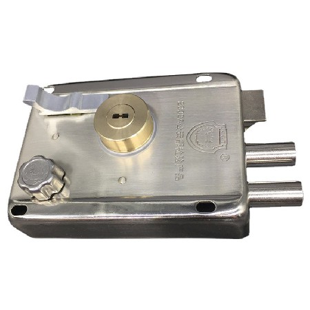 叶片铜头蛇形锁芯双面叶片锁拉丝电镀古铜青古等机械锁室外门锁