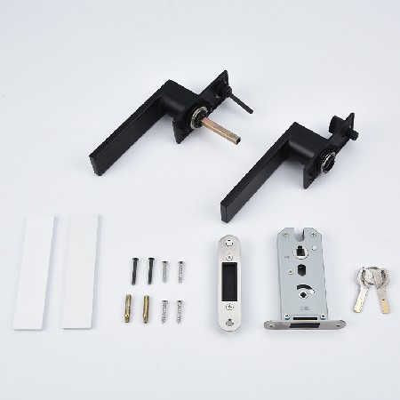 锌合金执手锁通用型木门锁室内房间卧室门把手推拉门锁把手锁具