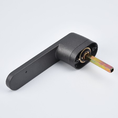 机械门锁简约美式黑色锌合金家用通用型把手入户电镀执手锁批发