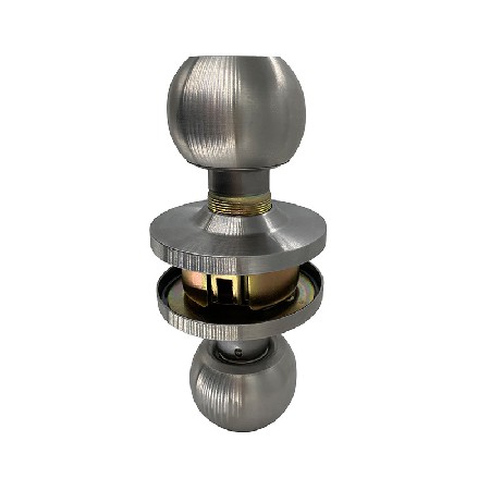 587ss不锈钢球锁砂光201不锈钢筒式ET房门浴室卫浴BK锁球形门锁