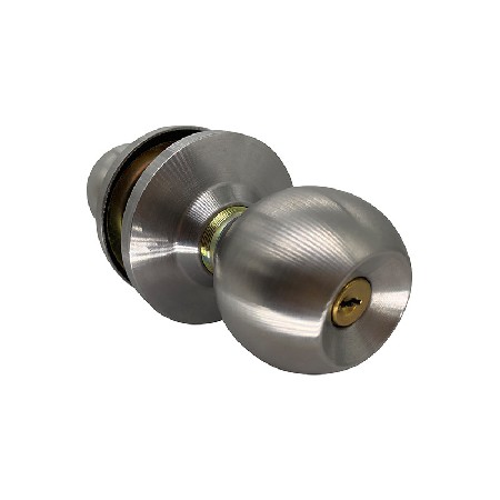 587ss不锈钢球锁砂光201不锈钢筒式ET房门浴室卫浴BK锁球形门锁